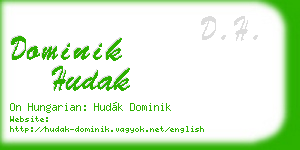 dominik hudak business card